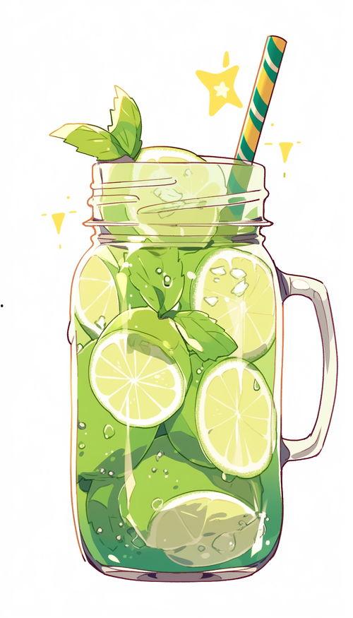 奶茶漫画图,甜蜜瞬间,尽在这一杯